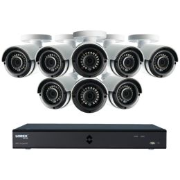 Lorex by FLIR(R) LHA42162TC8B 16-Channel MPX 1080p HD 2TB DVR with 8 Weatherproof IR Cameras