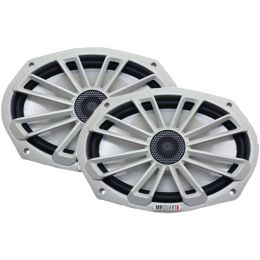 MB Quart(R) NK1-169 Nautic Series 6 x 9 140-Watt 2-Way Coaxial Speaker System (Not Illuminated)