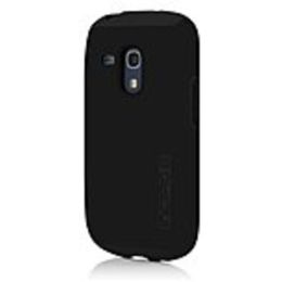 Incipio  SA-500-BLK DualPro Hard Shell Case - For Galaxy S III Mini - with Silicone Core - Smartphone - Black - Silicone/Plextonium