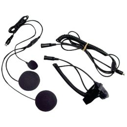 Midland(R) AVPH2 2-Way Radio Accessory (Closed-Face Helmet Headset Speaker/Microphone)