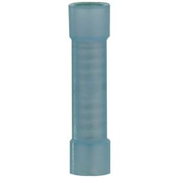 Install Bay(R) BNBC Butt Connectors, 100 pk (Blue, 16-14 Gauge)