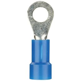 Install Bay(R) BVRT8 Vinyl Ring Terminals (16-14 Gauge, #8, 100 pk)