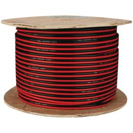 Install Bay(R) SWRB16-500 Red/Black Paired Primary Speaker Wire, 500ft (16 Gauge)