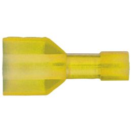 Install Bay(R) YNMD250F Fully Insulated Male Quick Disconnects, 100 pk (12-10 Gauge)