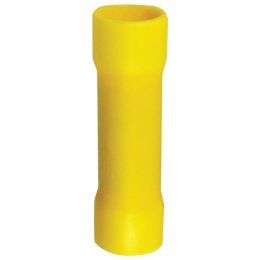 Install Bay(R) YVBC4 Vinyl Butt Connectors (Yellow, 4 Gauge, 25 pk)