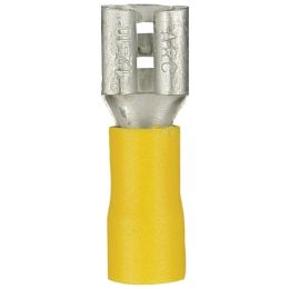 Install Bay(R) YVFD250 Noninsulated Female Quick Disconnects, 100 pk (Yellow, 12-10 Gauge, .25)