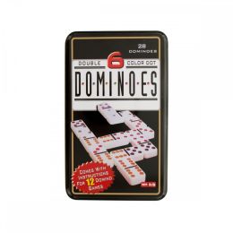 Double 6 Color Dot Dominoes Game Set OD851