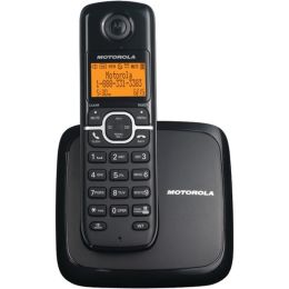 Motorola(R) L601M DECT 6.0 Single-Handset Cordless Phone System with Speakerphone & 3-Line Display