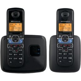 Motorola(R) L702BT DECT 6.0 2-Handset Cordless Phone System with Bluetooth(R) Link