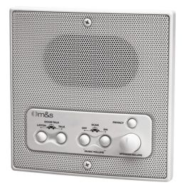 M&S Systems(R) DMC1RW Weather-Resistant Remote Station Speaker (White)