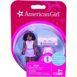 Mattel(R) DRC69 American Girl(R) Mini Figure (White Top & Purple Skirt)