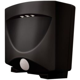 MAXSA(R) Innovations 40342 Battery-Powered Motion-Activated Outdoor Night Light (Black/ Dark Bronze)
