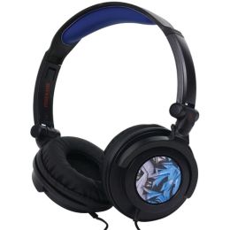 Maxell(R) 190265 - AMPB AMPlified Heavy Bass Headphones (Blue Tribal)