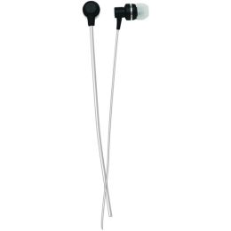 Naxa(R) NE-940 BLACK METALLIX Isolation Stereo Earbuds (Black)