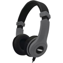 Naxa(R) NE-954 GRAY Gray METRO Stereo Headphones