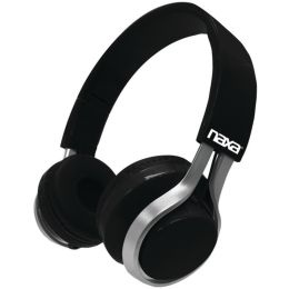 Naxa(R) NE-963 BLACK METRO GO Foldable Bluetooth(R) Headphones (Black)