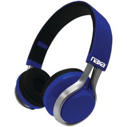 Naxa(R) NE-963 BLUE METRO GO Bluetooth(R) Wireless Headphones (Blue)