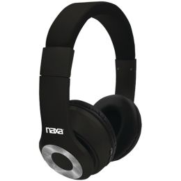 Naxa(R) NE-965 BLACK BACKSPIN Bluetooth(R) Headphones (Black)