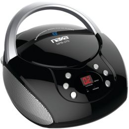 Naxa(R) NPB-270 Bluetooth(R) Streaming CD/CD-R/RW Boom Box