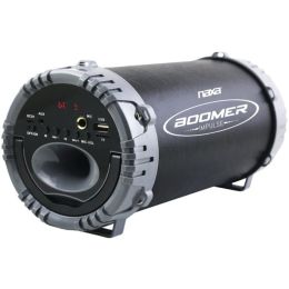 Naxa(R) NAS-3084 GRAY BOOMER IMPULSE LED Bluetooth(R) Boom Box (Gray)