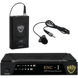 Nady(R) ENC 1 LT ENC-I Single-Channel Professional VHF Wireless Lapel System