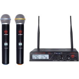 Nady(R) U-2100 HT BAND A/B Dual UHF 100-Channel Wireless Handheld Microphone System