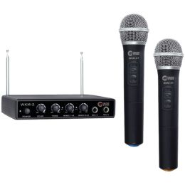 Nady(R) WKM-2 WKM-2 Dual-Channel Wireless Handheld Microphone System & 4-Input Mixer