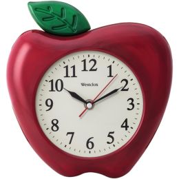 Westclox(R) 32038A 3-Dimensional Apple 10 Wall Clock