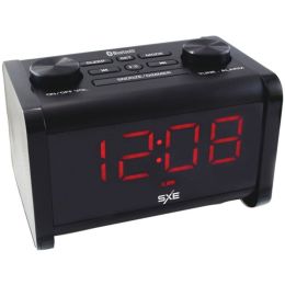 SXE SXE86011 Bluetooth(R) Speaker FM Alarm Clock Radio