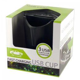 Fast Charging Usb Car Storage Cup OS327