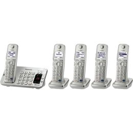 Panasonic(R) KX-TGE275S DECT 6.0 Link2Cell(R) Bluetooth(R) Phone System (5-Handset System)