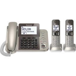 Panasonic(R) KX-TGF352N DECT 6.0 Corded/Cordless Phone System with Caller ID & Answering System (2 Handsets)