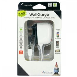 Travelocity White Micro Usb Wall Charger EL177