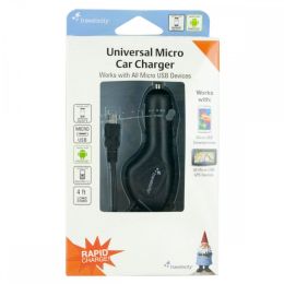 Travelocity Black Universal Micro Car Charger EL178