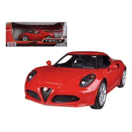 Alfa Romeo 4C Red 1/24 Diecast Car Model by Motormax