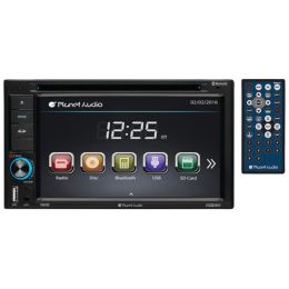 Planet Audio(R) P9628B 6.2 Double-DIN In-Dash Touchscreen DVD Receiver with Bluetooth(R)