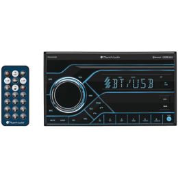 Planet Audio(R) PB455RGB Double-DIN In-Dash Mechless AM/FM Receiver with Bluetooth(R)