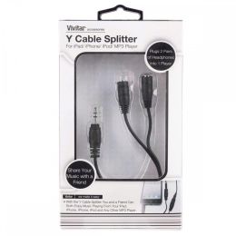 Vivitar Black Y Cable Splitter EL731