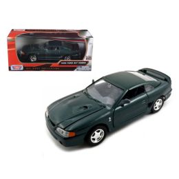 1998 Ford Mustang SVT Cobra Green 1/24 Diecast Car Model by Motormax