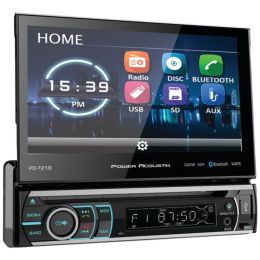 Power Acoustik(R) PD-721B 7 Incite Single-DIN In-Dash Motorized LCD Touchscreen DVD Receiver with Detachable Face & Bluetooth(R)