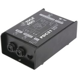 Pyle Pro(R) PDC21 1/4 Instrument to Balanced & Unbalanced Direct Box