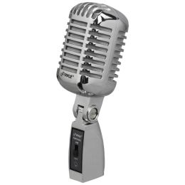 Pyle Pro(R) PDMICR68SL Classic Die-Cast Metal Retro-Style Dynamic Vocal Microphone