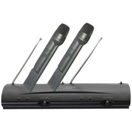 Pyle Pro(R) PDWM2100 Professional Dual VHF Wireless Handheld Microphone System