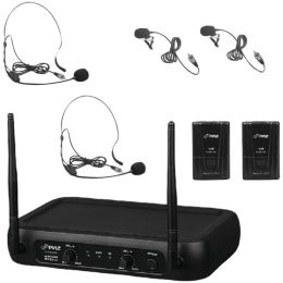 Pyle Pro(R) PDWM2145 VHF Fixed-Frequency Wireless Microphone System