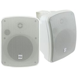 Pyle Home(R) PDWR54BTW 5.25 Indoor/Outdoor 600-Watt Bluetooth(R) Speaker System (White)