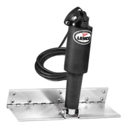 Lenco 4 x 12 Limited Space Trim Tab Kit w/o Switch Kit 12V - Electro-Polished - Standard Actuator