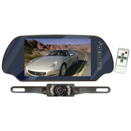 Pyle(R) PLCM7200 7 LCD Mirror Monitor/Backup Night Vision Camera Kit (Without Bluetooth(R))