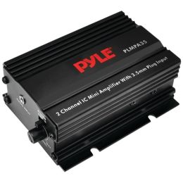 Pyle(R) PLMPA35 300-Watt 2-Channel Mini Class AB Amp with 3.5mm Stereo Input