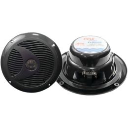 Pyle(R) PLMR60B Hydra Series 6.5 150-Watt Dual-Cone Marine Speakers (Black)