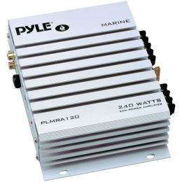 Pyle(R) PLMRA120 Hydra Series Waterproof Marine Class AB Amp (240 Watts, 2-Channels)